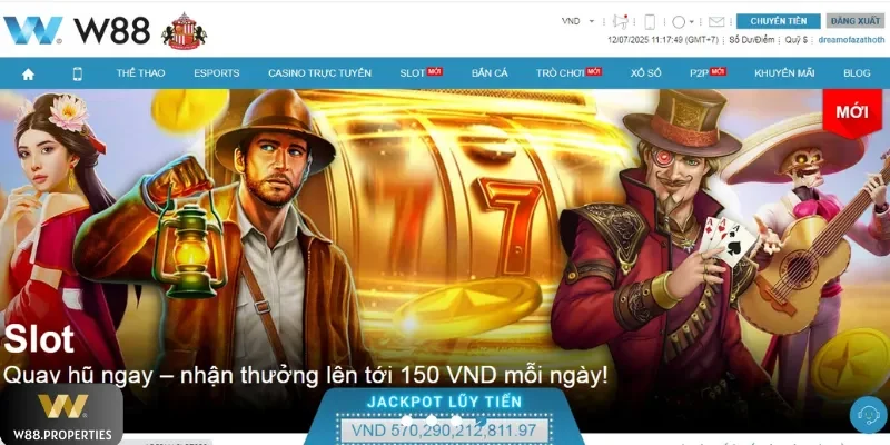 Khám Phá Thế Giới Slot W88: Nhận 100% Thưởng Chào Mừng Hôm Nay - Ảnh 1