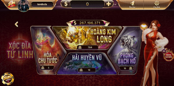 Hướng dẫn từng bước chơi xóc đĩa Tứ Linh Sunwin cho người mới - Ảnh 3