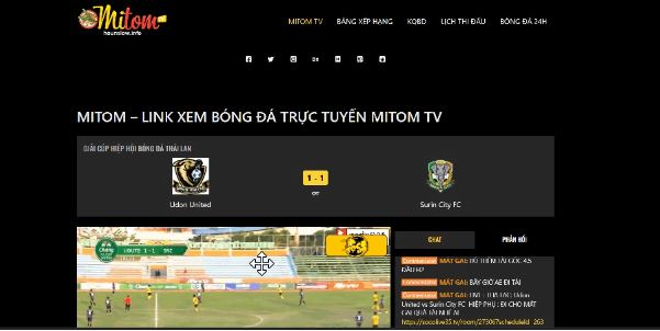 Mitom TV - Nền tảng xem trực tiếp bóng đá và tin tức hàng đầu - Ảnh 1
