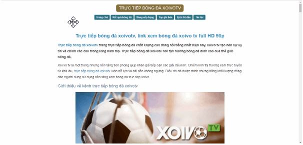 Xoivo TV - Website xem bóng đá trực tuyến với nhiều ưu điểm vượt trội - Ảnh 1
