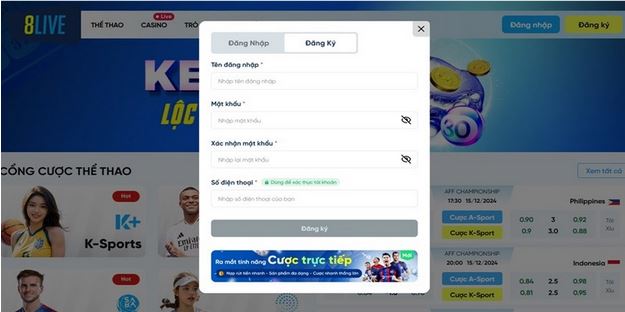 8LIVE – Trang cá cược bóng đá trực tuyến uy tín hàng đầu - Ảnh 2