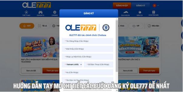 Quy Trình Đăng Ký Ole777 Nhanh Chóng Chỉ Với Một Vài Bước - Ảnh 3