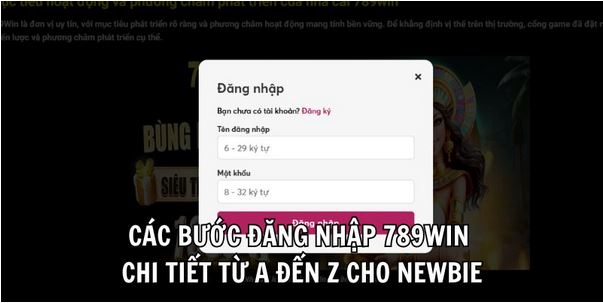 Hướng Dẫn Đăng Nhập 789Win Nhận Ngay Ưu Đãi Khủng - Ảnh 1
